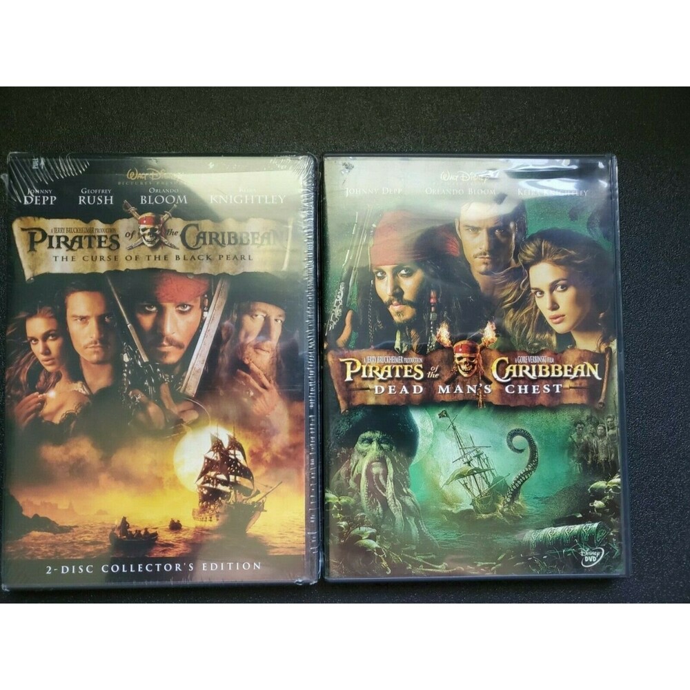 Pirates of the Caribbean DVD Lot